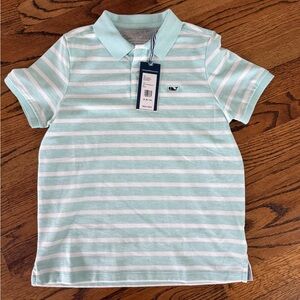 Vineyard Vines Striped Pique Polo Shirt